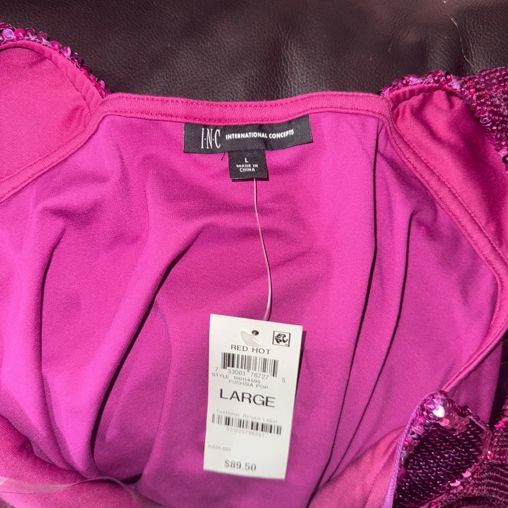 Pink Sequin Top - Picture 5 of 5